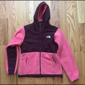 Purple & Pink Hooded North Face Jacket (SP)